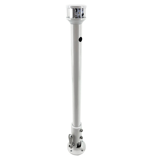 Seaview 24" Folding Light Post w/All-Round LED Light [SVMHB124LED]