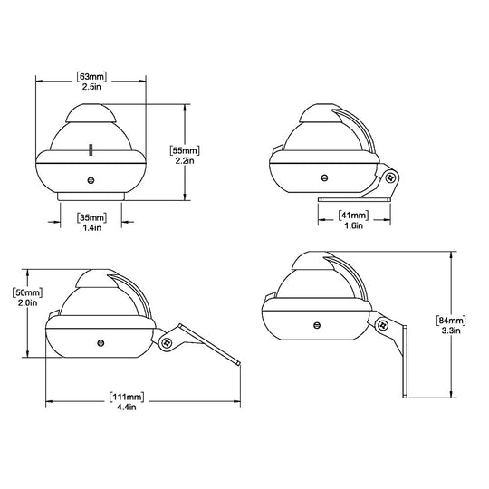 Ritchie X-10-M Sport - Bracket Mount - Gray [X-10-M]