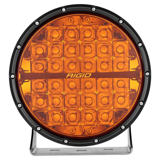 RIGID Industries 360-Series Amber Pro 9" Offroad Spot Beam w/Amber Backlight Pod - Single [36522]