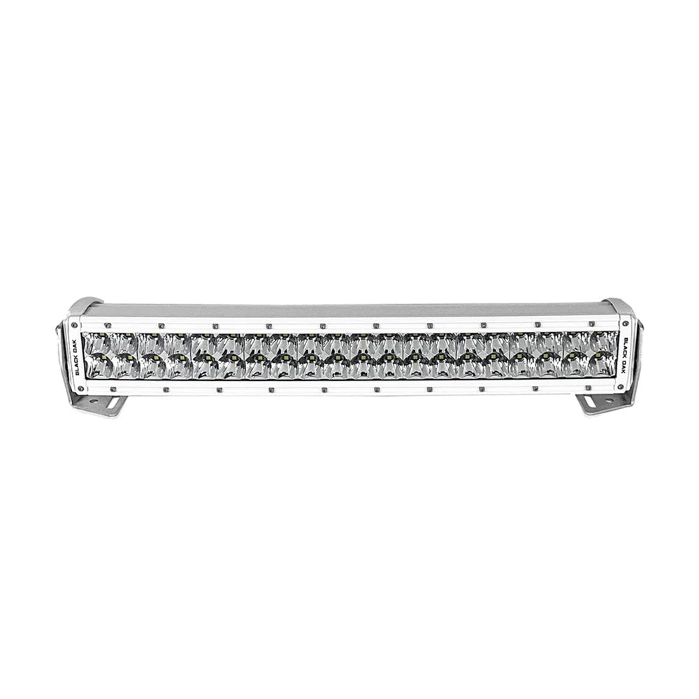 Black Oak Pro Series 3.0 Curved Double Row 20" LED Light Bar - Combo Optics - White Housing [20CCM-D5OS]