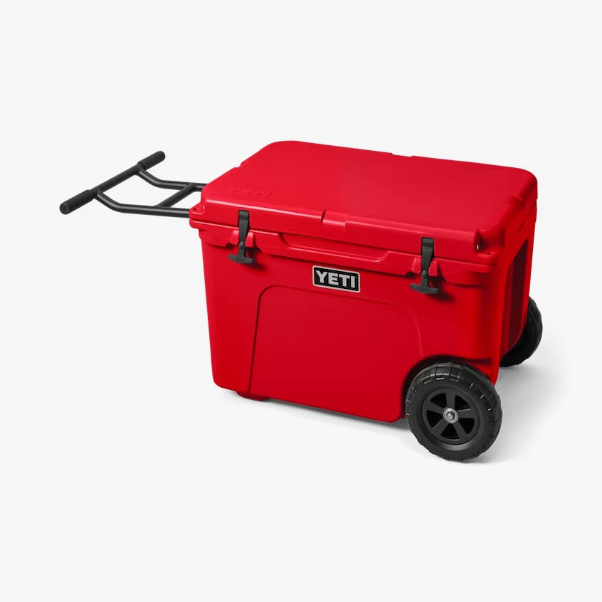 Yeti Tundra Haul Wheeled Cooler - Rescue Red