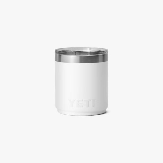 Yeti Rambler 10 Ounce Stackable Lowball  with Magslider Lid - White