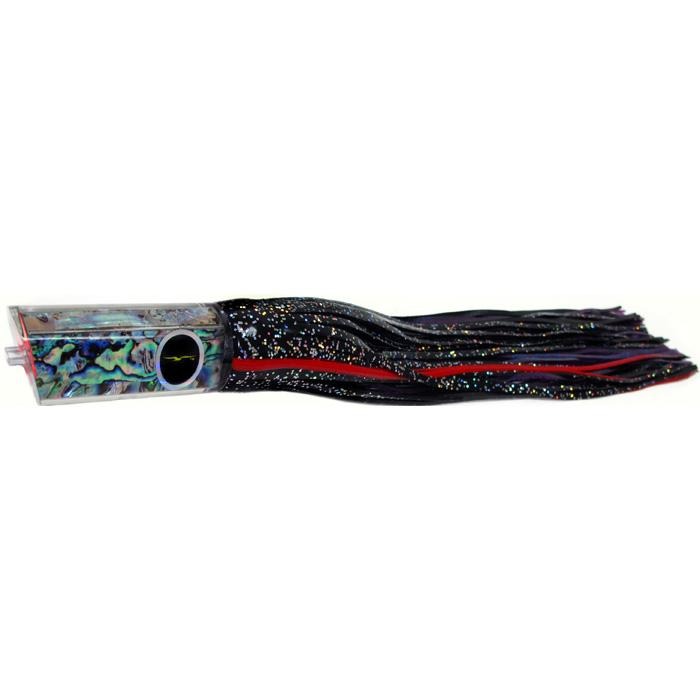 Black Bart Kona Classic Tube Medium Heavy Tackle Lure - Black/Purple Fleck - shopbulluna.com