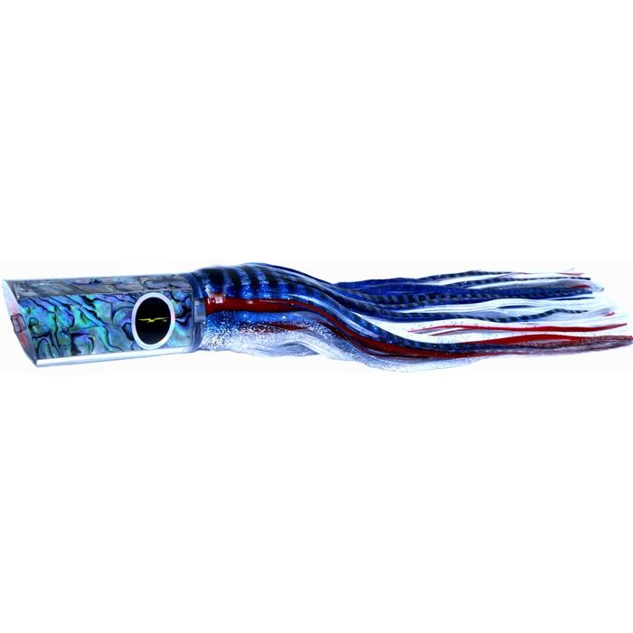 Black Bart Kona Classic Tube Medium Heavy Tackle Lure - Blue/White - shopbulluna.com