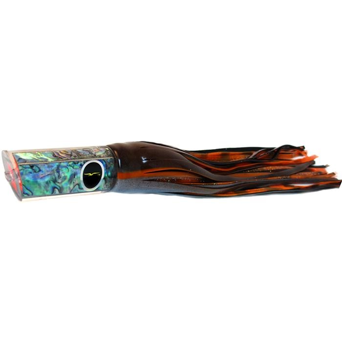 Black Bart Kona Classic Tube Medium Heavy Tackle Lure - Petro/Orange - shopbulluna.com