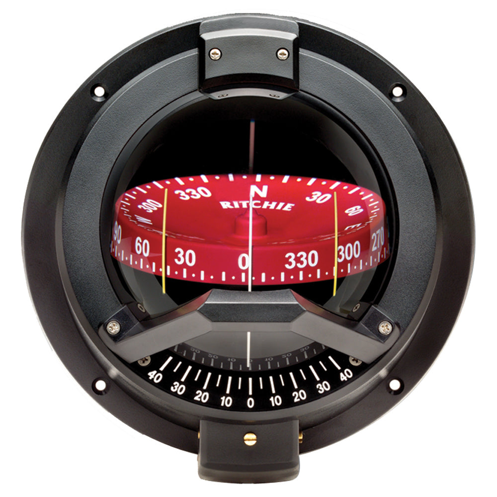 Ritchie BN-202 Navigator Compass - Bulkhead Mount - Black [BN-202] - shopbulluna.com