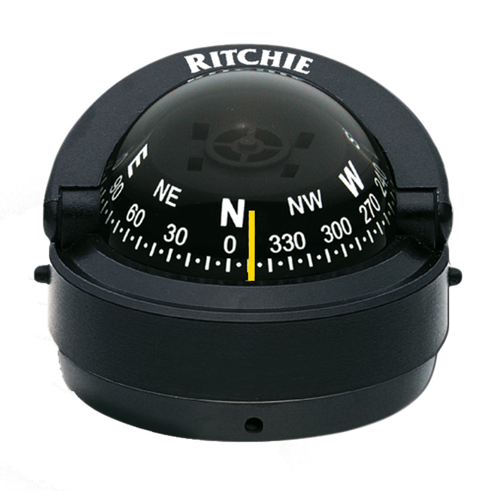 Ritchie S-53 Explorer Compass - Surface Mount - Black [S-53] - shopbulluna.com