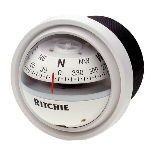 Ritchie V-57W.2 Explorer Compass - Dash Mount - White [V-57W.2] - shopbulluna.com