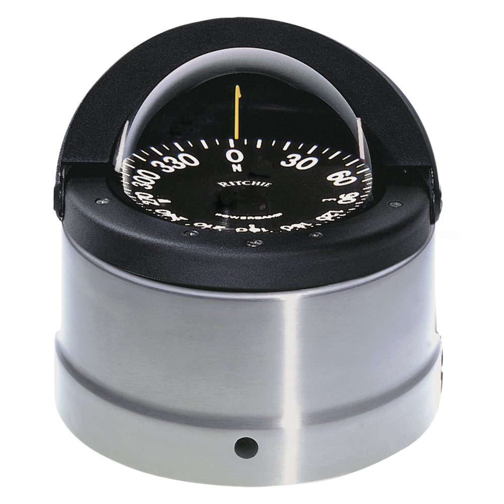 Ritchie DNP-200 Navigator Compass - Binnacle Mount - Polished Stainless Steel/Black [DNP-200] - shopbulluna.com