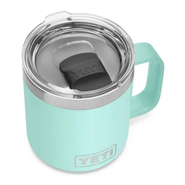 Yeti Rambler 10 Ounce Stackable Mug With Magslider Lid - Seafoam - shopbulluna.com