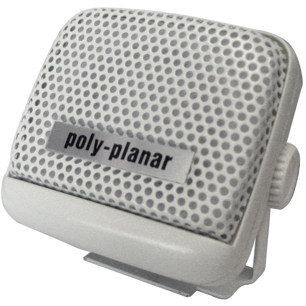 Poly-Planar VHF Extension Speaker - 8W Surface Mount - (Single) White [MB21W] - shopbulluna.com