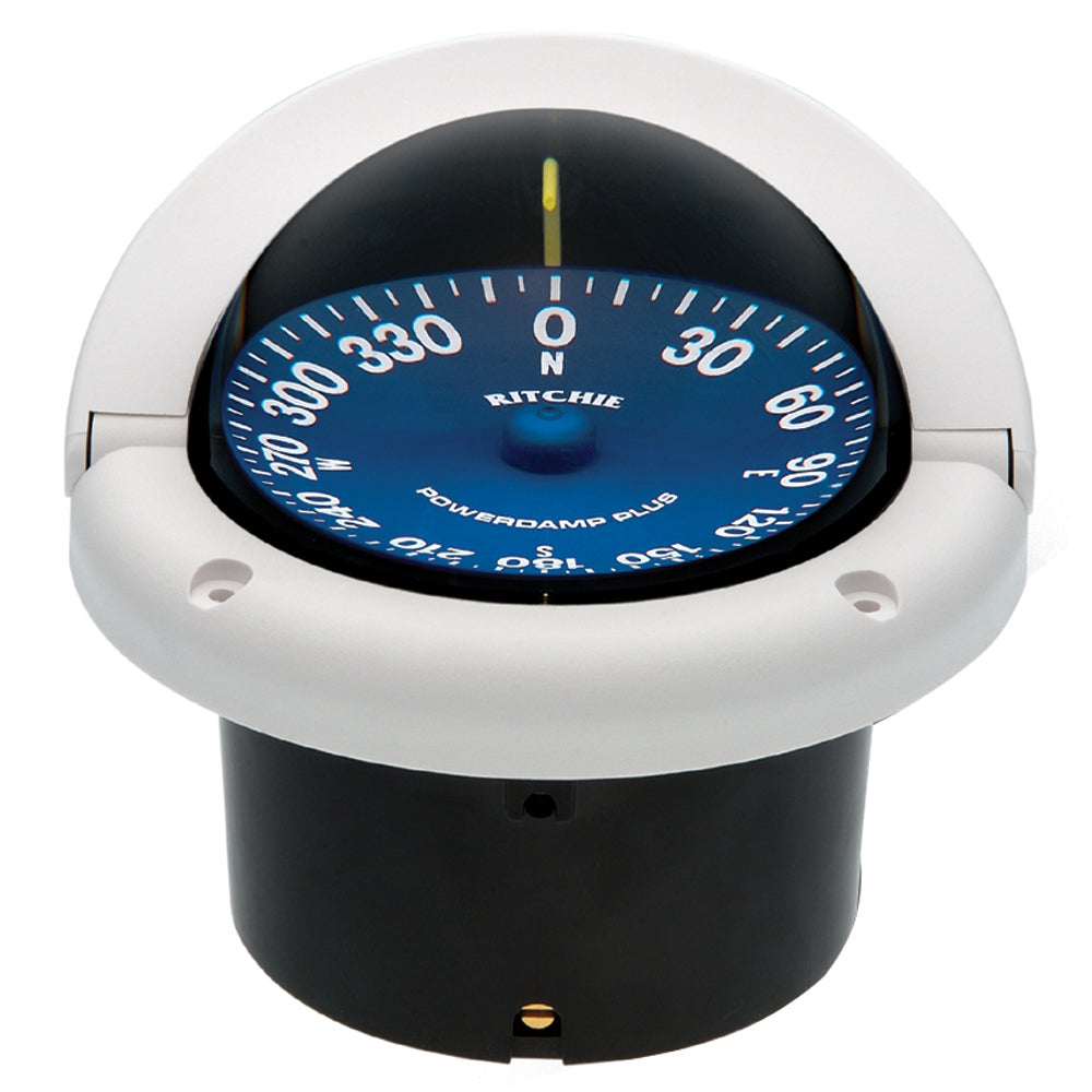 Ritchie SS-1002W SuperSport Compass - Flush Mount - White [SS-1002W] - shopbulluna.com