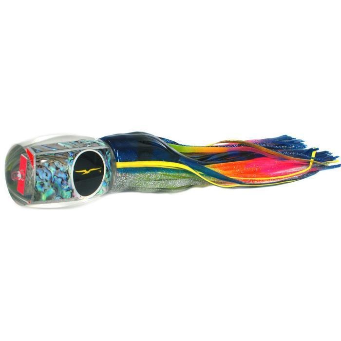 Black Bart Grander Candy Heavy Tackle Lure - Blue Yellow/Rainbow - shopbulluna.com