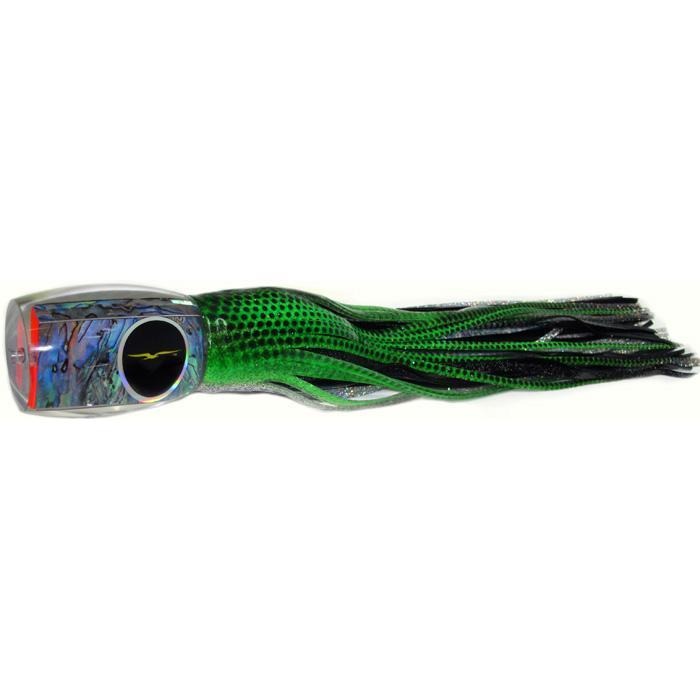 Black Bart Grander Candy Heavy Tackle Lure - Green/Black Dot - shopbulluna.com