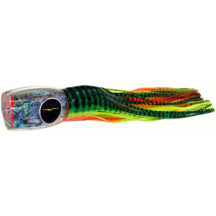 Black Bart Grander Candy Heavy Tackle Lure - Green Orange Tiger/Yellow Tiger - shopbulluna.com