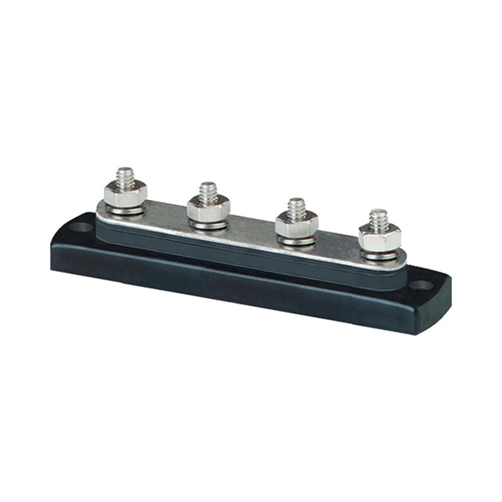 Blue Sea 2305 MiniBus 100 Ampere Common BusBar 4 x 10-32 Stud Terminal [2305] - shopbulluna.com