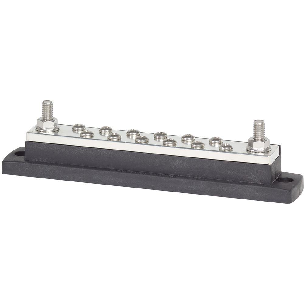 Blue Sea 2105 MaxiBus 250AMP Common BusBars 12 x #10 Terminal Screws [2105] - shopbulluna.com