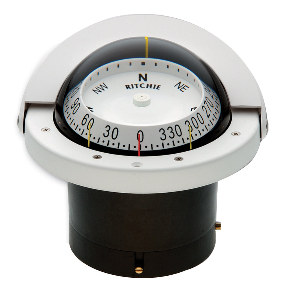 Ritchie FNW-203 Navigator Compass - Flush Mount - White [FNW-203] - shopbulluna.com