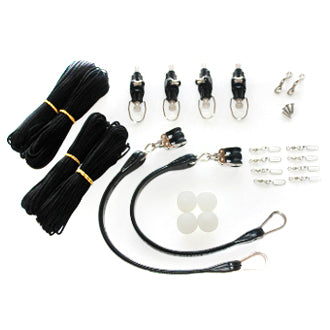 Flat Rigs Double Pulley "Nok-Out" Complete Rigging Kit - shopbulluna.com