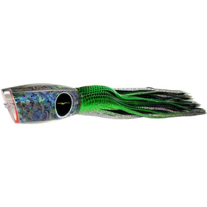 Black Bart Braziliano Heavy Tackle Lure - Green Dot/Black Dot - shopbulluna.com