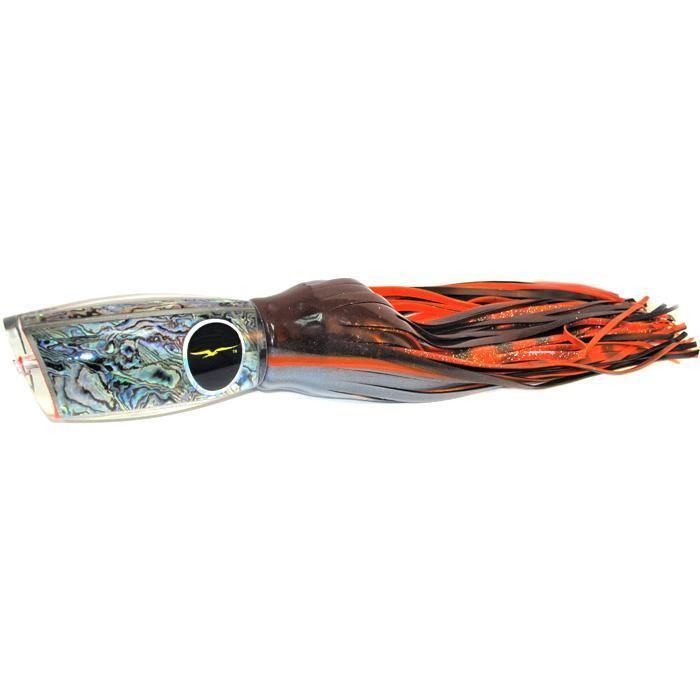 Black Bart Braziliano Heavy Tackle Lure - Petro/Orange Dot - shopbulluna.com