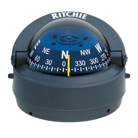 Ritchie S-53G Explorer Compass - Surface Mount - Gray [S-53G] - shopbulluna.com