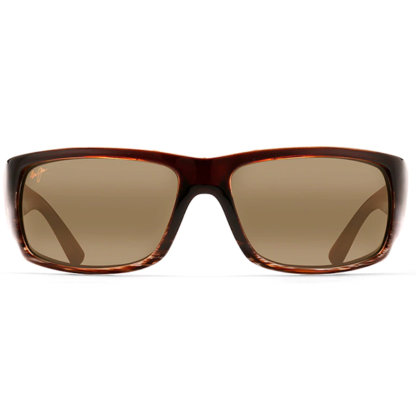 Maui Jim World Cup Chocolate Stripe Fade Sunglasses - shopbulluna.com