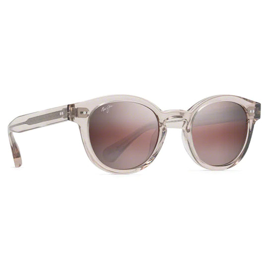 Maui Jim Joy Ride Crystal with a Hint of Pink - Maui Rose Sunglasses - shopbulluna.com