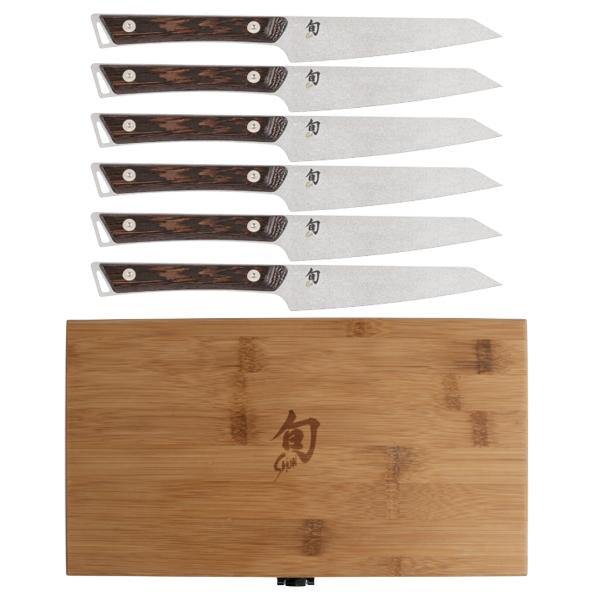 Shun Kanso 6 Piece Steak Knife Set - shopbulluna.com