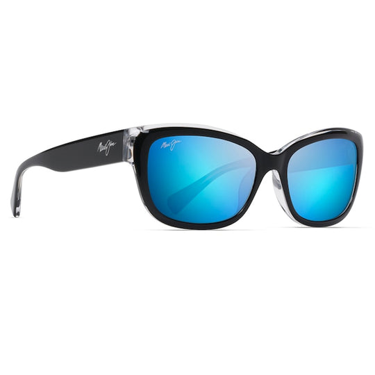 Maui Jim Plumeria Black With Crystal - Blue Hawaii Sunglasses - shopbulluna.com