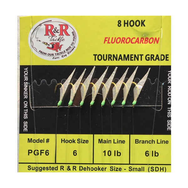 R&R Tackle Fluorocarbon Bait Rig - Size 6 - shopbulluna.com