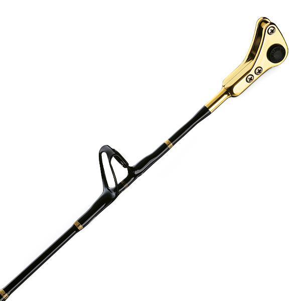 Alutecnos Albacore 6-20 Pound 2 Piece 5 Feet 7 Inch Stand Up Trolling Rod With Guides + Roller Top - Straight Butt - shopbulluna.com