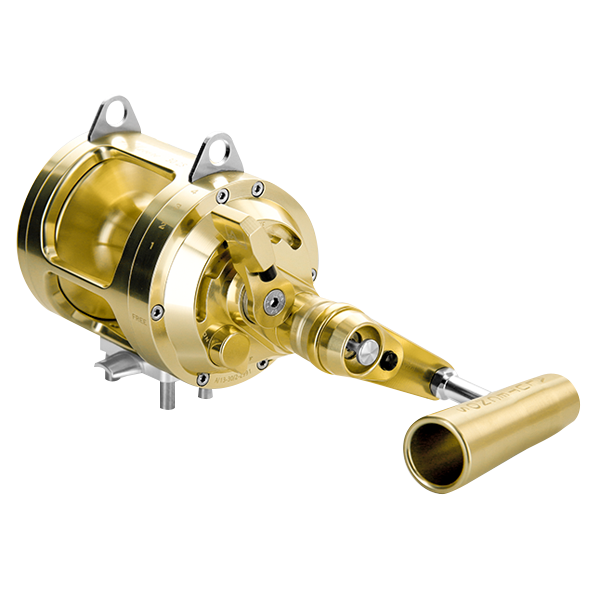 Alutecnos Albacore 30 Two Speed Reel - Gold - shopbulluna.com