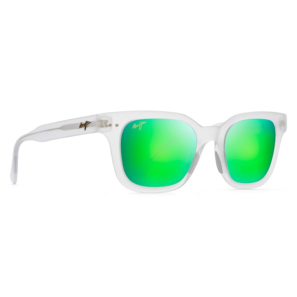 Maui Jim Shore Break Frosted Crystal - MAUIGreen Sunglasses - shopbulluna.com