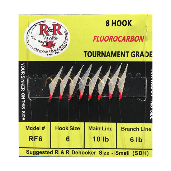 R&R Tackle Fluorocarbon Bait Rig - Size 6 - shopbulluna.com