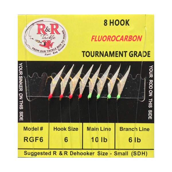 R&R Tackle Fluorocarbon Bait Rig - Size 6 - shopbulluna.com