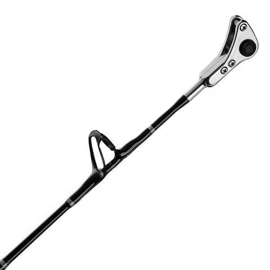 Alutecnos Albacore 6-20 Pound 2 Piece 5 Feet 7 Inch Stand Up Trolling Rod With Guides + Roller Top - Straight Butt - shopbulluna.com