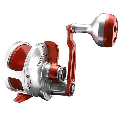 Accurate BV-600P Boss Valiant Conventional Reel - Red/Silver - shopbulluna.com