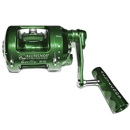 Alutecnos Albacore Gorilla 30 Two Speed Reel - Green - shopbulluna.com