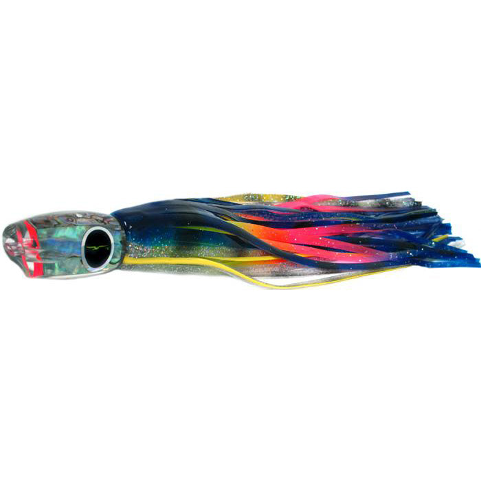 Black Bart Hot Breakfast Medium Heavy Tackle Lure - Blue Yellow/Rainbow - shopbulluna.com