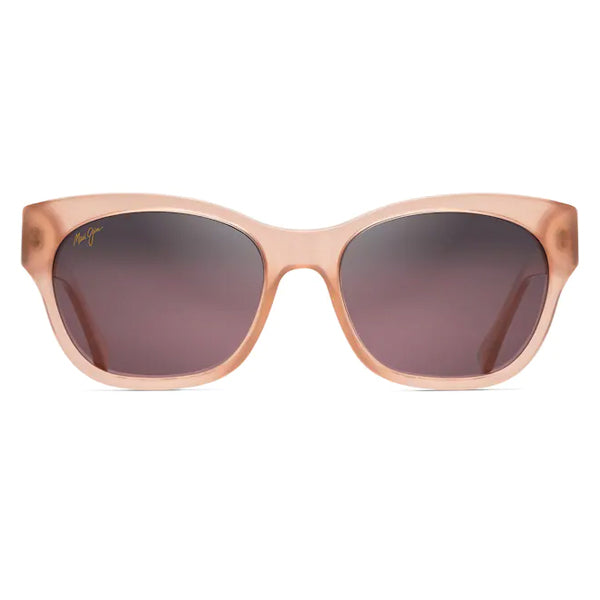 Maui Jim Monstera Leaf Guava Pink with 24K Rose Gold - Maui Rose Sunglasses - shopbulluna.com