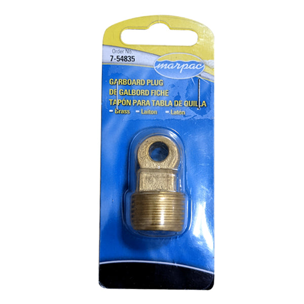 Marpac Garboard Plug - Brass - shopbulluna.com