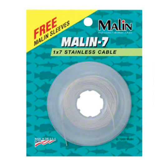 Malin -7, 1 x 7 Stainless Steel Cable Leader - shopbulluna.com