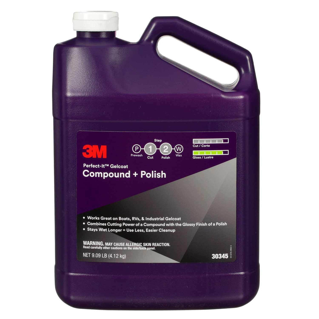 3M Perfect-It Gelcoat Compound + Polish - Gallon - shopbulluna.com