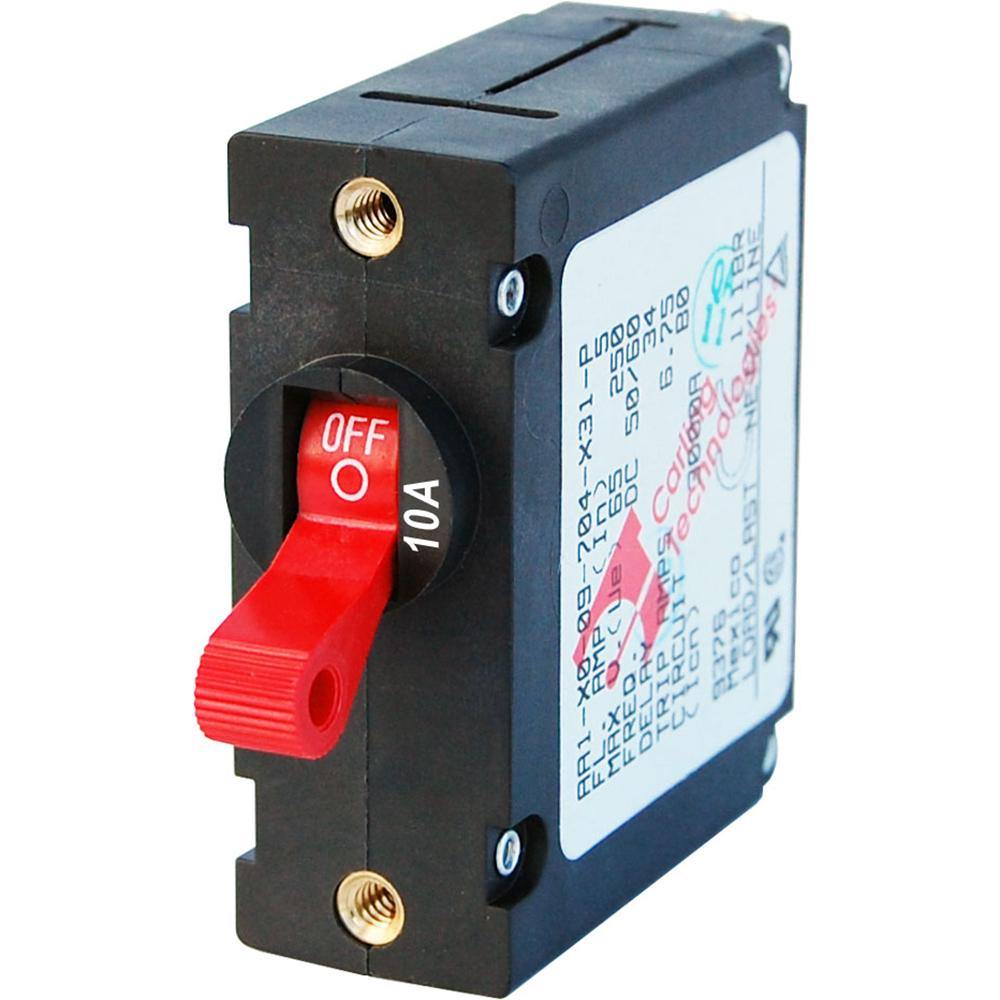 Blue Sea 7205 AC / DC Single Pole Magnetic World Circuit Breaker  -  10 Amp [7205] - shopbulluna.com