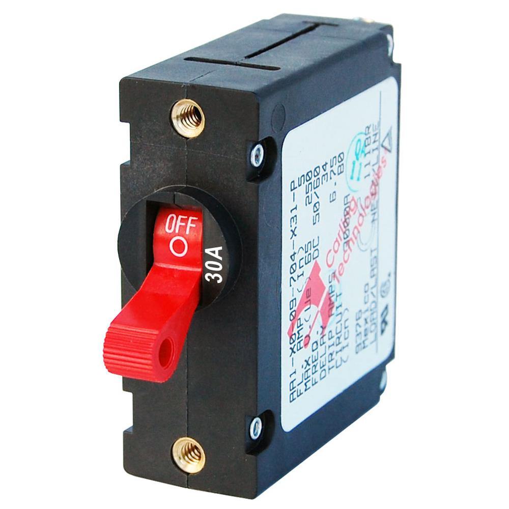 Blue Sea 7221 AC / DC Single Pole Magnetic World Circuit Breaker  -  30 Amp [7221] - shopbulluna.com