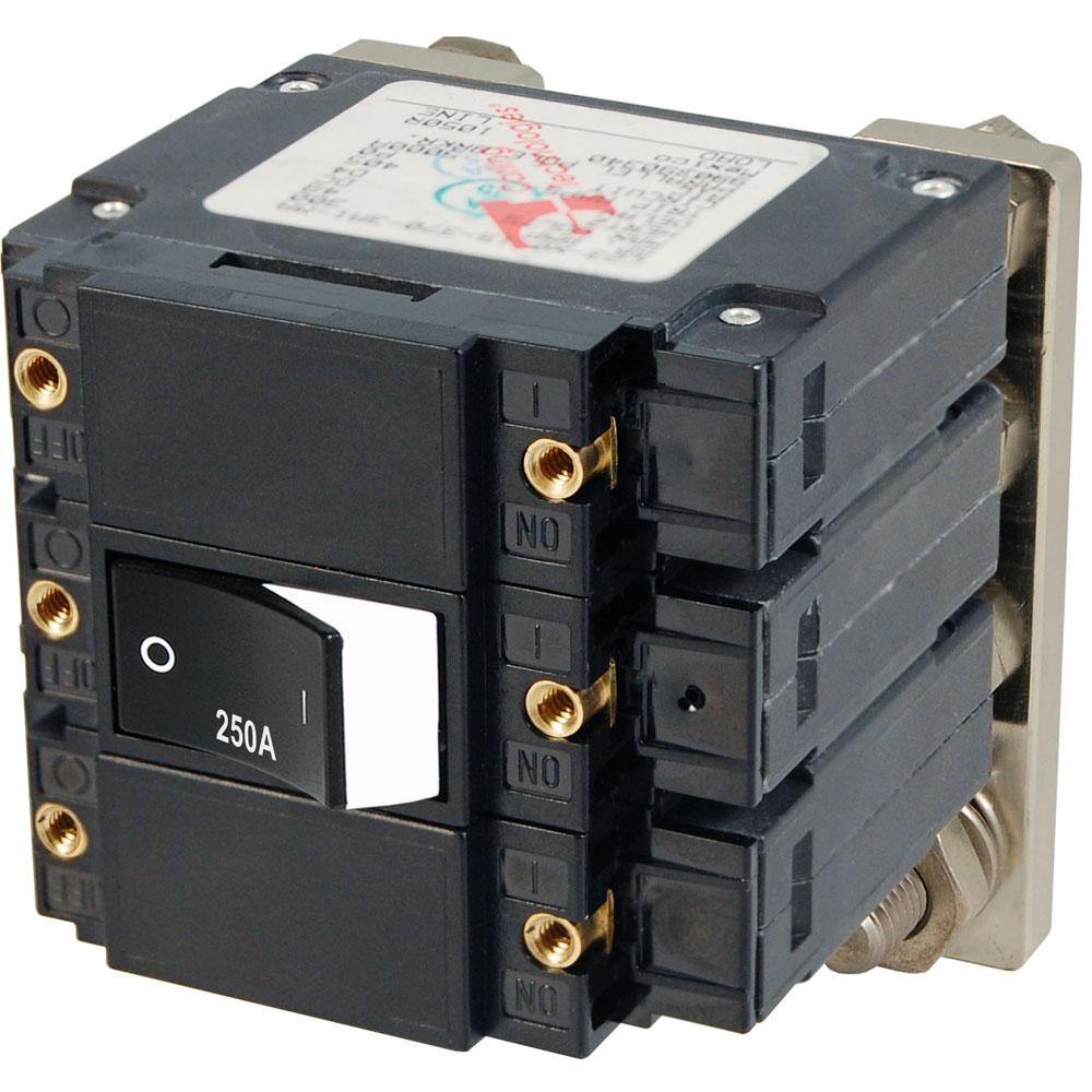 Blue Sea 7477 C - Series Flat Circuit Breaker, Single and Double Pole  -  250 Amp [7477] - shopbulluna.com