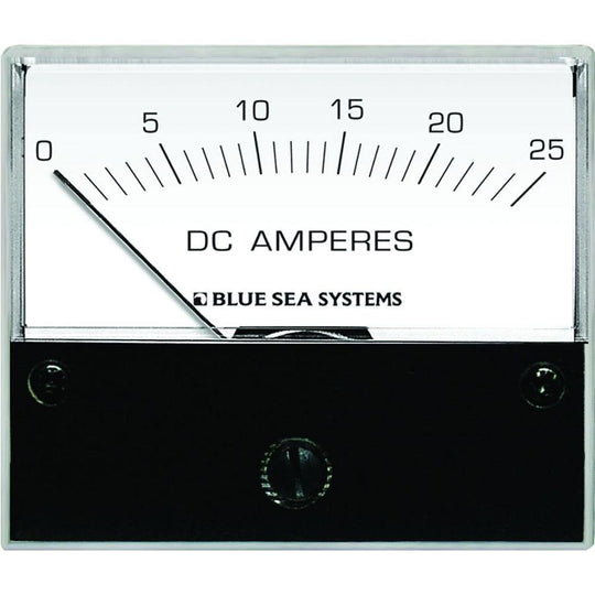 Blue Sea 8005 DC Analog Ammeter - 2-3/4" Face, 0-25 Amperes DC [8005] - shopbulluna.com