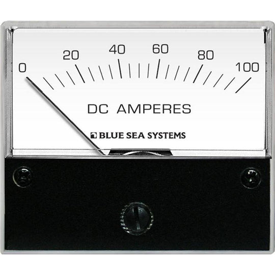 Blue Sea 8017 DC Analog Ammeter - 2-3/4" Face, 0-100 Amperes DC [8017] - shopbulluna.com