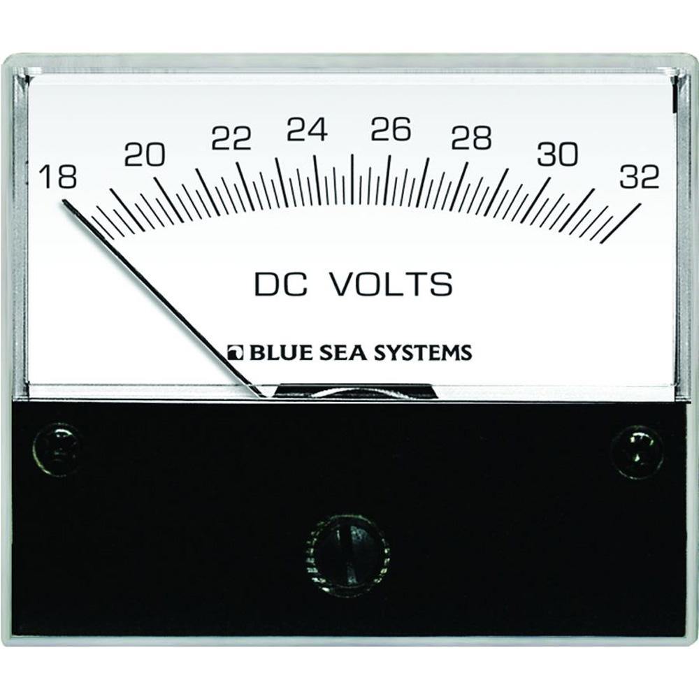 Blue Sea 8240 DC Analog Voltmeter - 2-3/4" Face, 18-32 Volts DC [8240] - shopbulluna.com